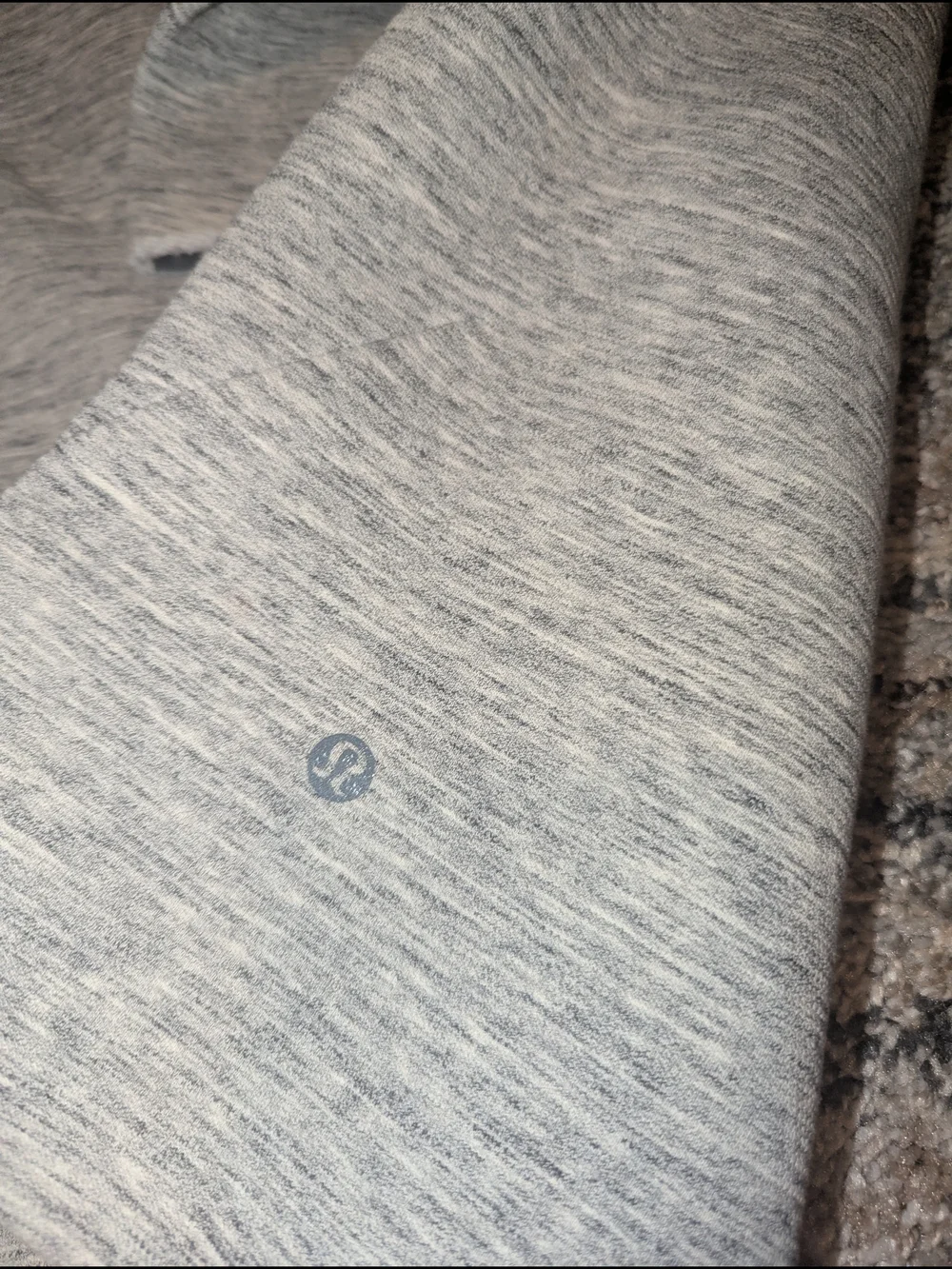 lululemon athletica Men's Heather Gray Zip Hoodie Jacket
